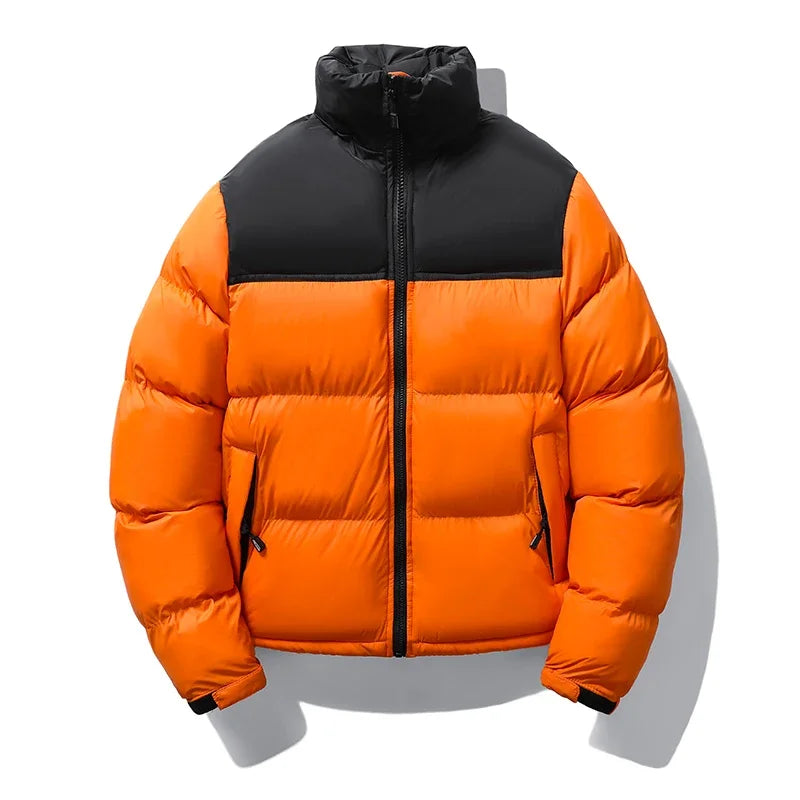 Winter Men Casual Windproof Padded Duck Down Parkas Coat Man Thick Stand Collar Parka Jacket Male Overcoat Outwear Plus Size 4XL