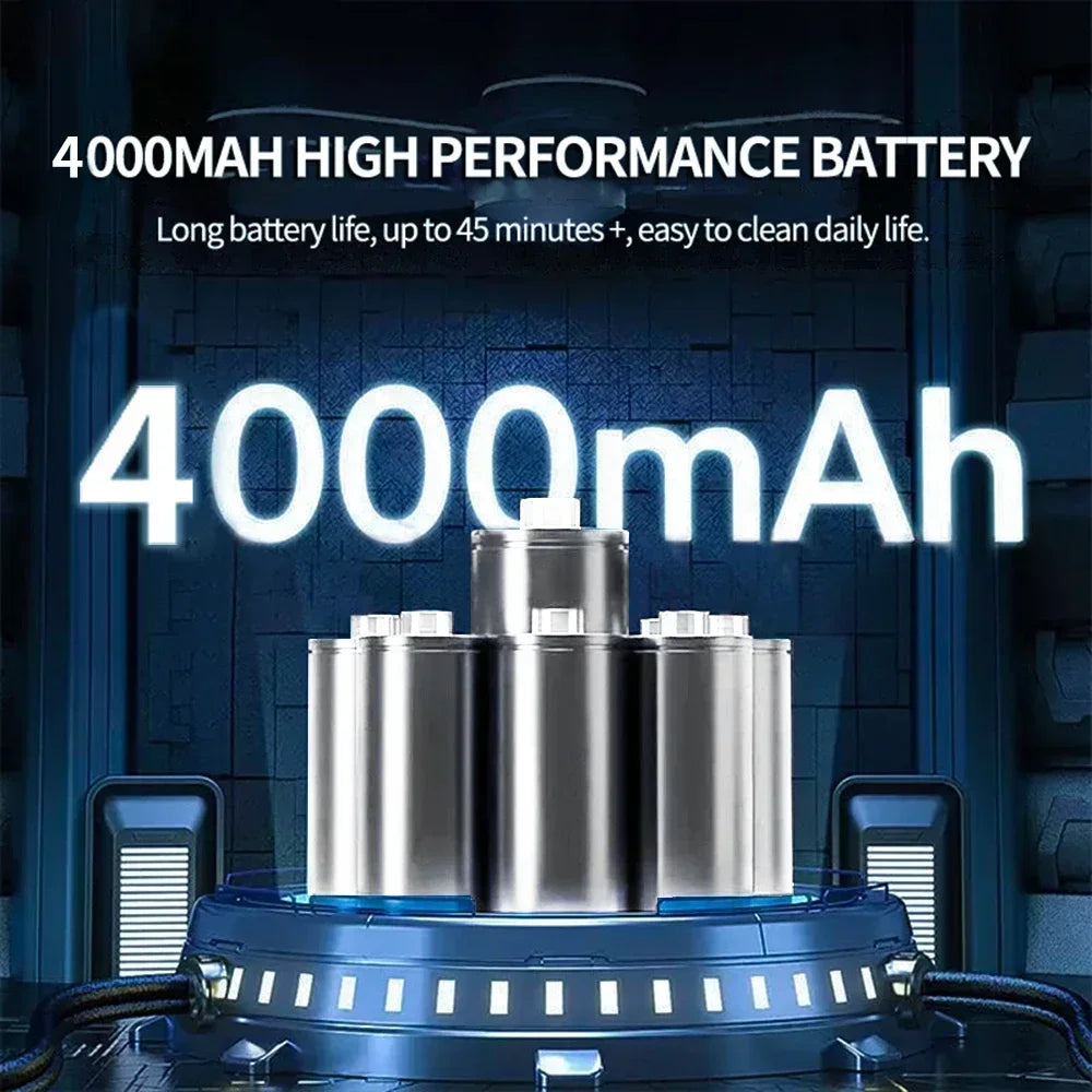 95000PA Car Vacuum Cleaner Wireless Powerful Cleaning Machine Auto Robot Car Accessories Home Appliance Strong Suction As Gift