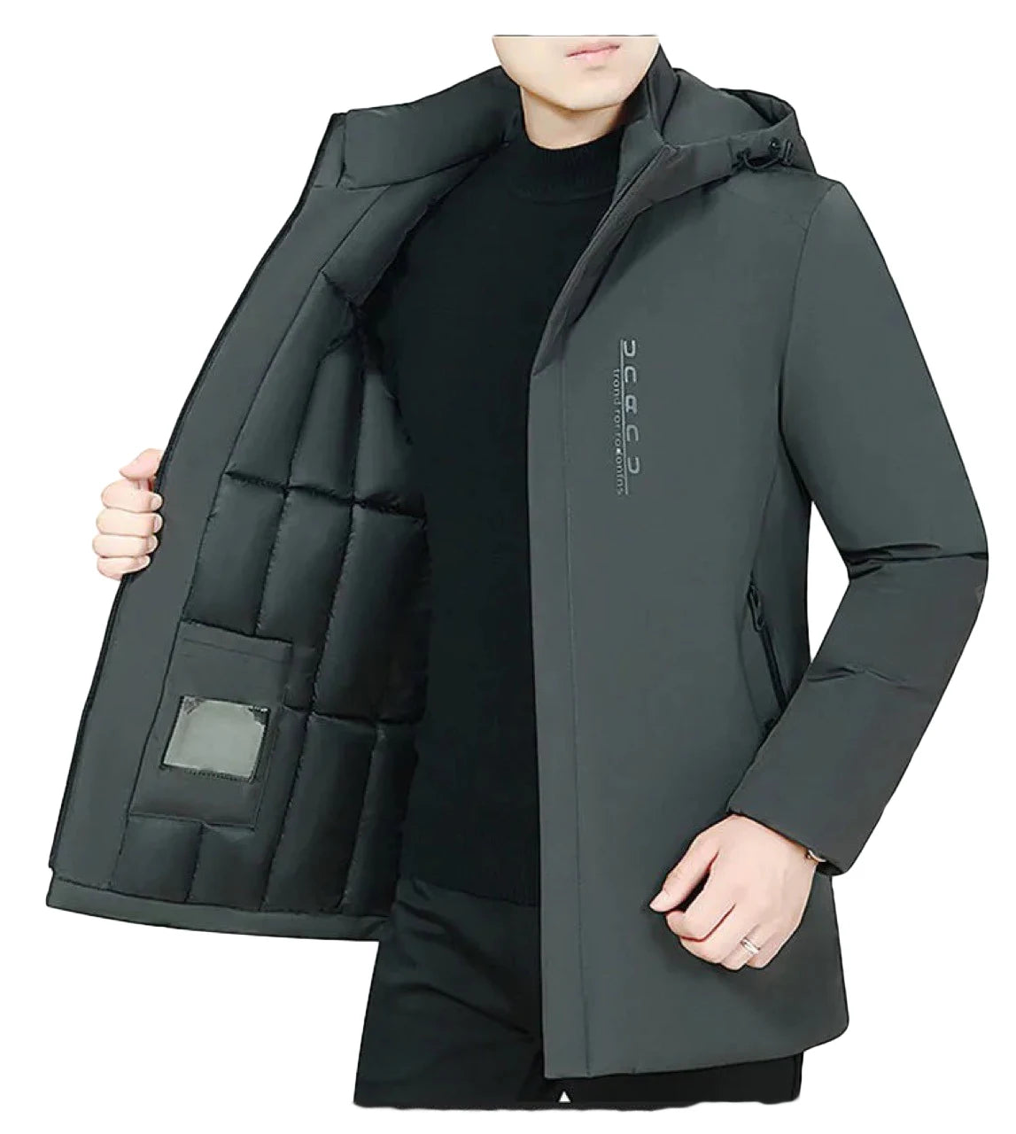 Men's Fashion Windbreaker Winter Parka Male Jacket Men Clothing Casual Warm Autumn Coat Streetwear Outdoors Windproof New