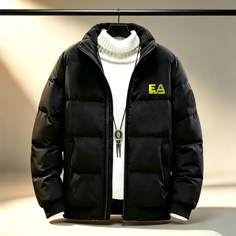 Winter Coats Men 2026 New Thick Warm Parkas Puffer Jackets Bomber Jackets Fashion Waterproof Designer Luxury Men Down Jackets
