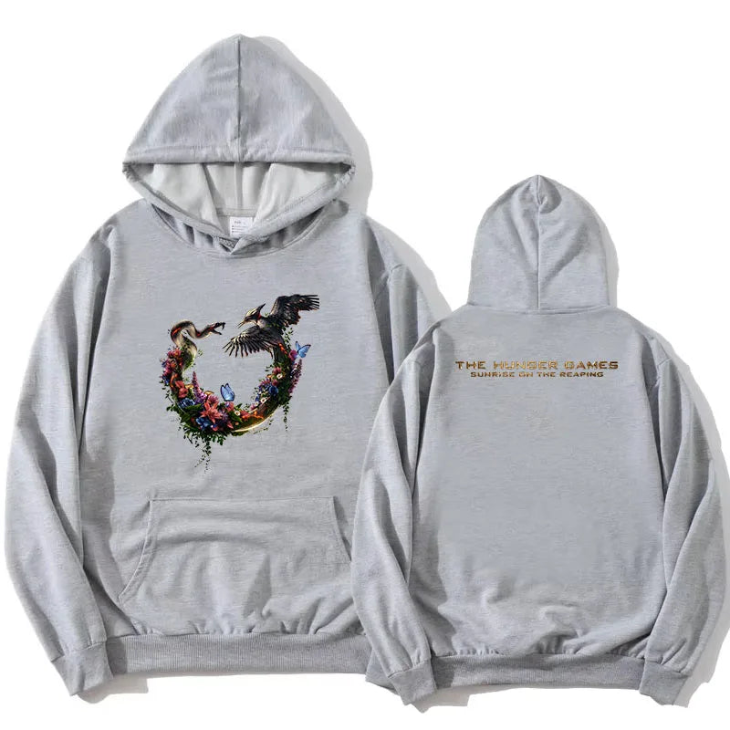 Unisex Streetwear The HungerGames Sunrise on The Reaping Hoodies Winter Warm Women Men Sweatshirt with Hooded Graphic Pullovers