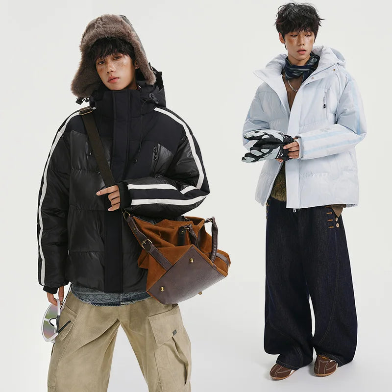 Coat Parkas Men's Parkas Winter Jacket Fashion Windproof Coldproof Hoodie Coat Thicken Warm Plus Size Casual Parka Coat Quality Winter Coats