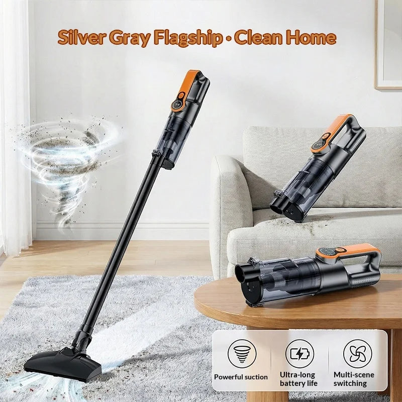 LED Lighting Multifunction Cordless Handheld Car Vacuum Rechargeable Mini Wireless Vacuum Cleaner For Home Auto