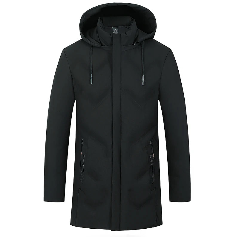 Coats Parka Men Top Grade Designer New Brand Men Parka Jacket Thick Casual Fashion Windbreaker Hooded Bubble Coats Long Mens Clothes 2026