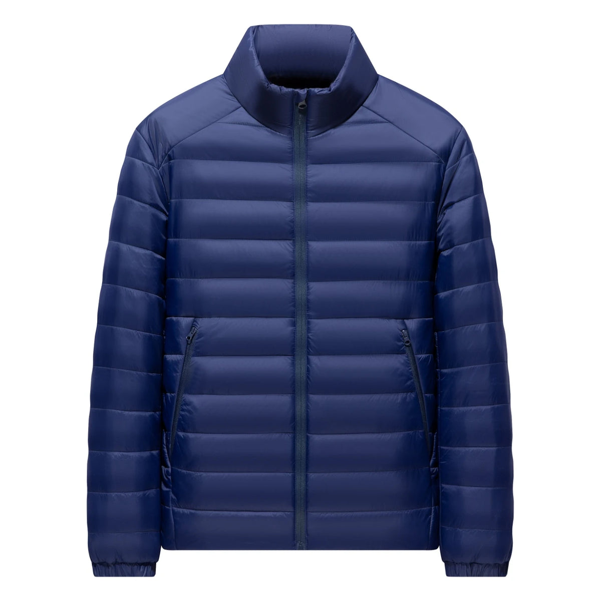 Men's Stand Collar Down Cotton-Padded Jacket Winter Lightweight Warm Cotton Windproof Jacket Casual Jacket