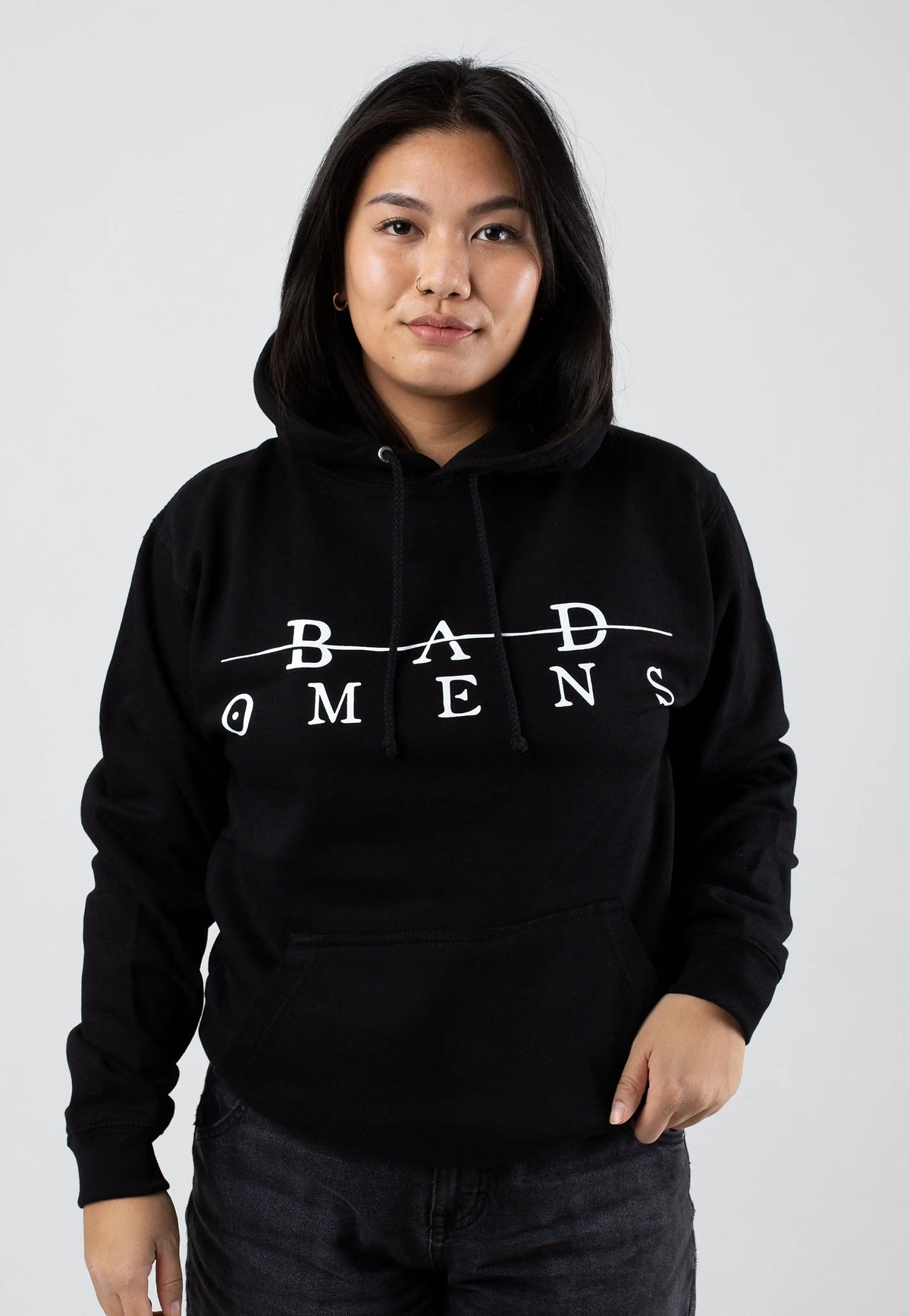 Bad Omens Moth Printed Hoodies Retro Street Hip Hop Sweatshirt Oversized Women Men Pullover Hoodies Streetwear Loose Tracksuits