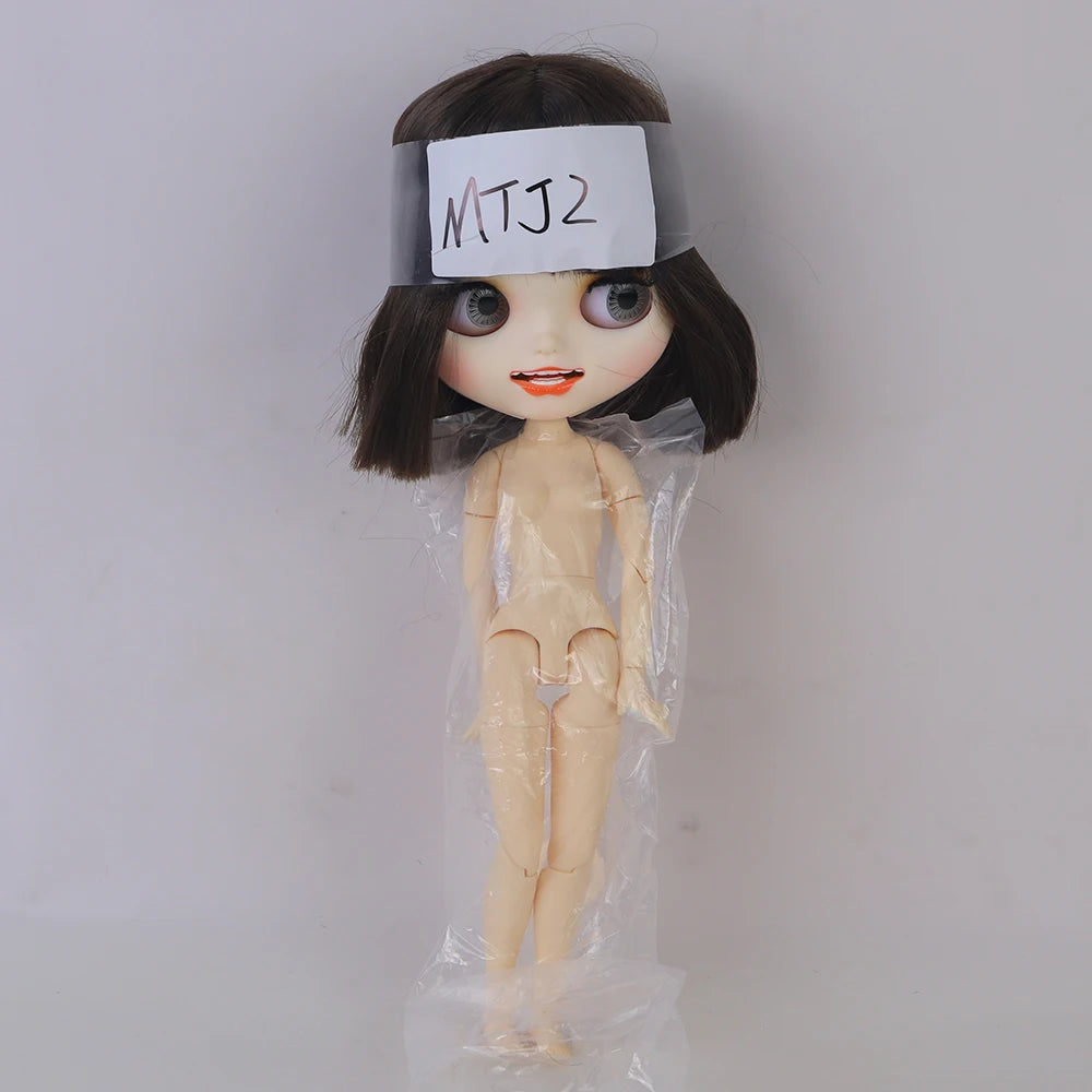 (MTJ) ICY Blyth Doll 19 Joint 30CM Matte/Glossy Face Doll, No Extra Hands, DIY Girls' Toy, Special Sale Clearance