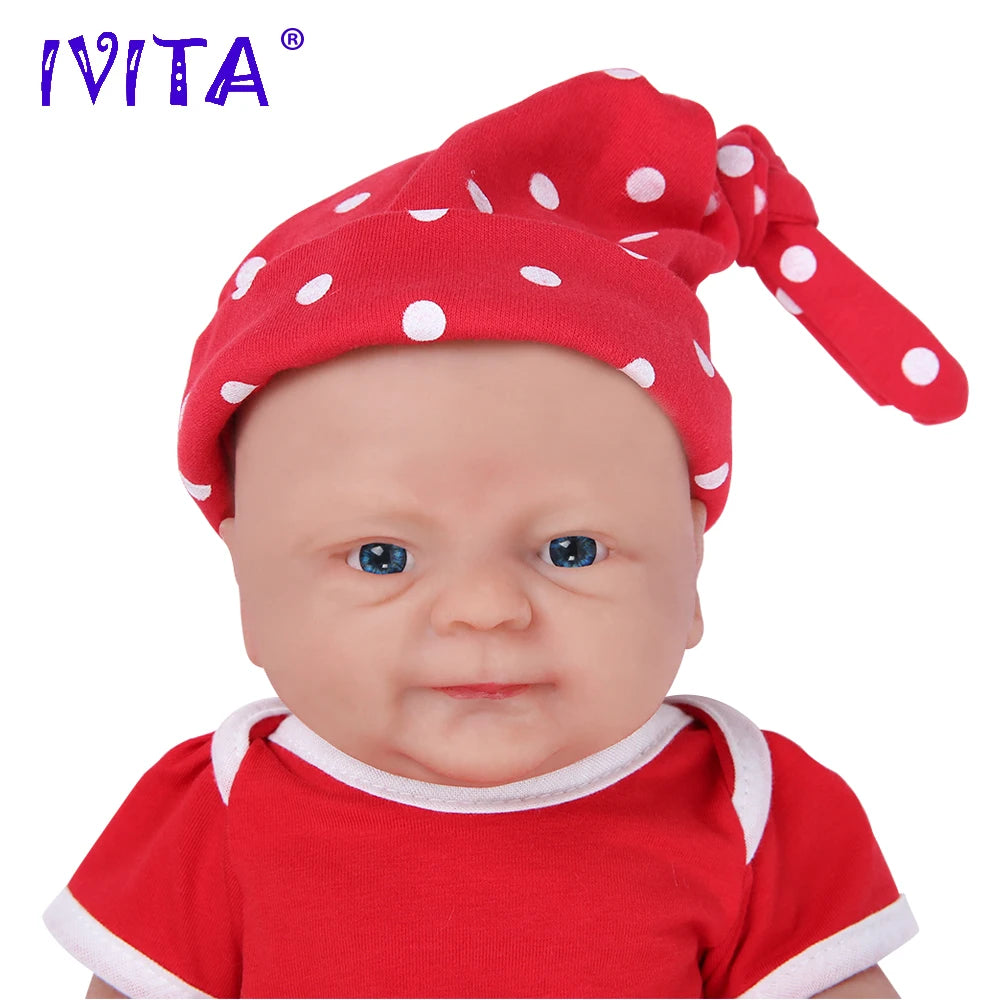 IVITA WG1512 14inch 1.65kg Full Body Silicone Reborn Art Doll "coco" Soft Dolls Realistic Female Doll DIY Blank Toys for Adults