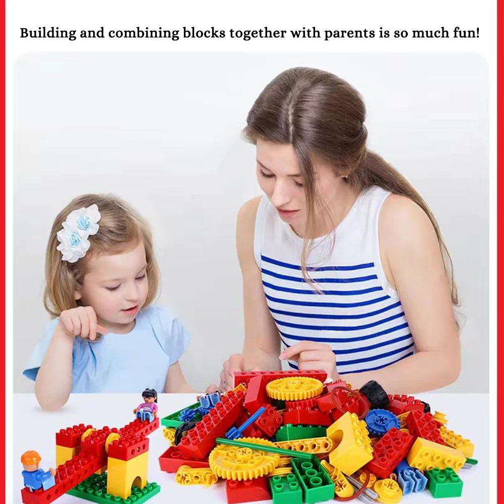 9656 STEAM Gear Building Block Toy Gift for Teens Character Figure Compatible Set Engaging Educational Toy for Science Lovers