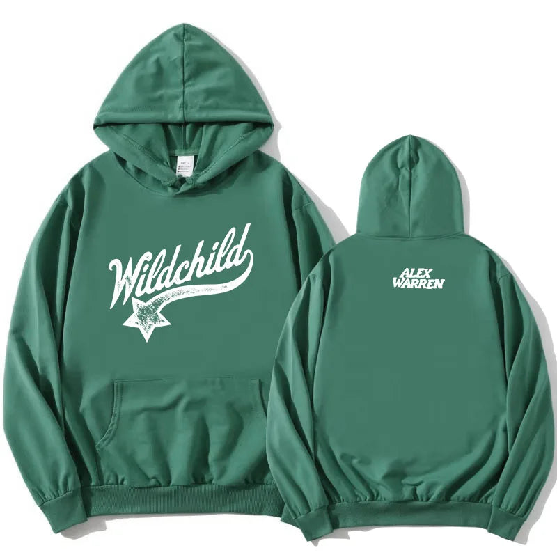 Alex Warren WILDCHILD Hoodies Long Sleeve Casual Women/Men Sweatshirts Fleece Soft Unisex Streetwear Graphic Merch Print Clothes