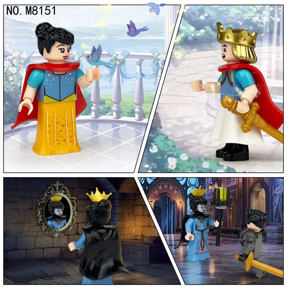 Children's Building Blocks Toy Mini Figure Humanoid Dolls Cartoon Character Birthday Gift Educational Playset for Kids