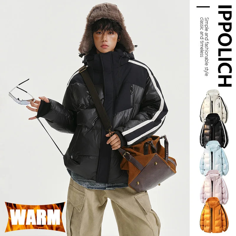 Coat Parkas Men's Parkas Winter Jacket Fashion Windproof Coldproof Hoodie Coat Thicken Warm Plus Size Casual Parka Coat Quality Winter Coats