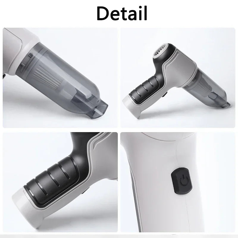NEW 3 in 1 Handheld Auto Vacuum Home & Car Dual Use120W 9000Pa Car Wireless Vacuum Cleaner Mini Cleaning Machine Car Accessories