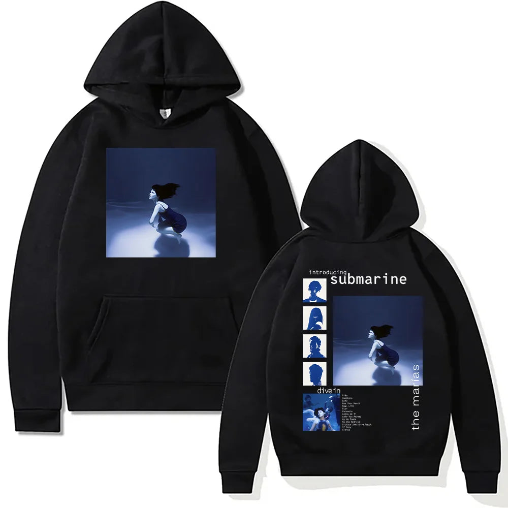 The Marias Band Pullovers The Marias Submarine Popular Album Hoodies Fashion Women Sweatshirt Unisex Cotton Casual Clothes Hoody