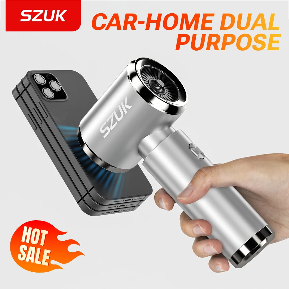 SZUK Wireless Car Vacuum Cleaner 8000Pa Strong Suction Portable Cleaner Cleaning Machine Powerful Mini Handheld Vacuum Cleaner