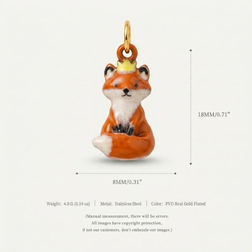 New Popular Colorful Animal Series Mouse Owl Cat DIY Pendant Charms Jewelry Making