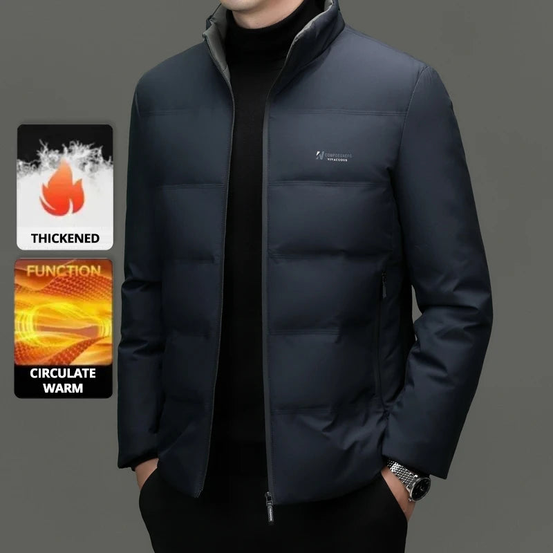 Coats Parka Top Grade ​​​​Men's 2026 Winter Brand Casual Stitch Bubble Puffer Parka Jacket Windbreaker Coats Short Outerwear​​​​​​​​​​​​