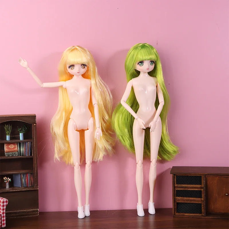 1PC 30cm Anime Style Doll Toys 1/6 Bjd 11 Joints Movable Wither Skin Doll Girls Diy Dress Up Toys Gifts