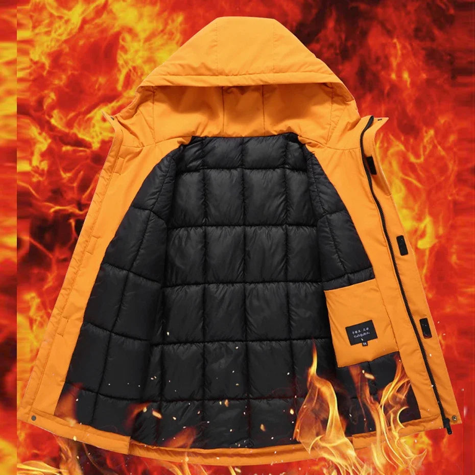 Extra Big Size Men's Winter Jackets Hooded Thick Warm Parka Waterproof Plus 150 Kg 130kg 170kg Coat 5XL 6XL 7XL 8XL 9XL 10XL Fat