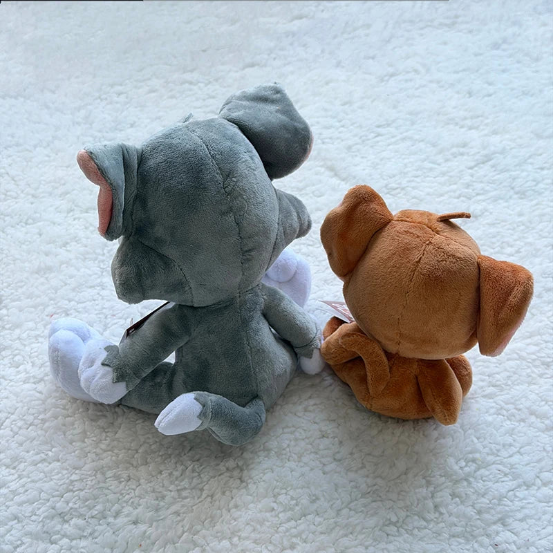 Tom And Jerry Plush Toy Official Licensed Soft Stuffed Cat Mouse Doll for Kids Sleeping Companion Gift