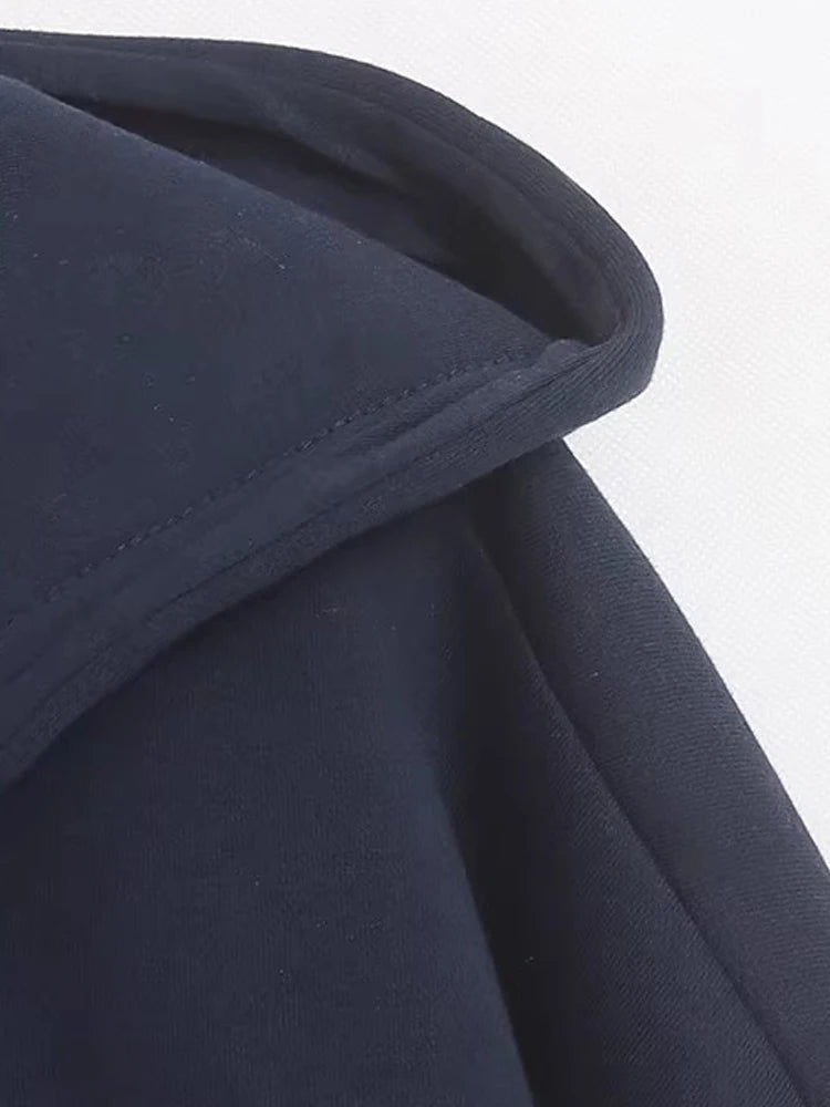 Fashion Letter Magic Cartoon Print Embroidery Fleece Sweatshirt Women Long Sleeve Pocket Hooded Zipper VELOUR Jumper Tops Female