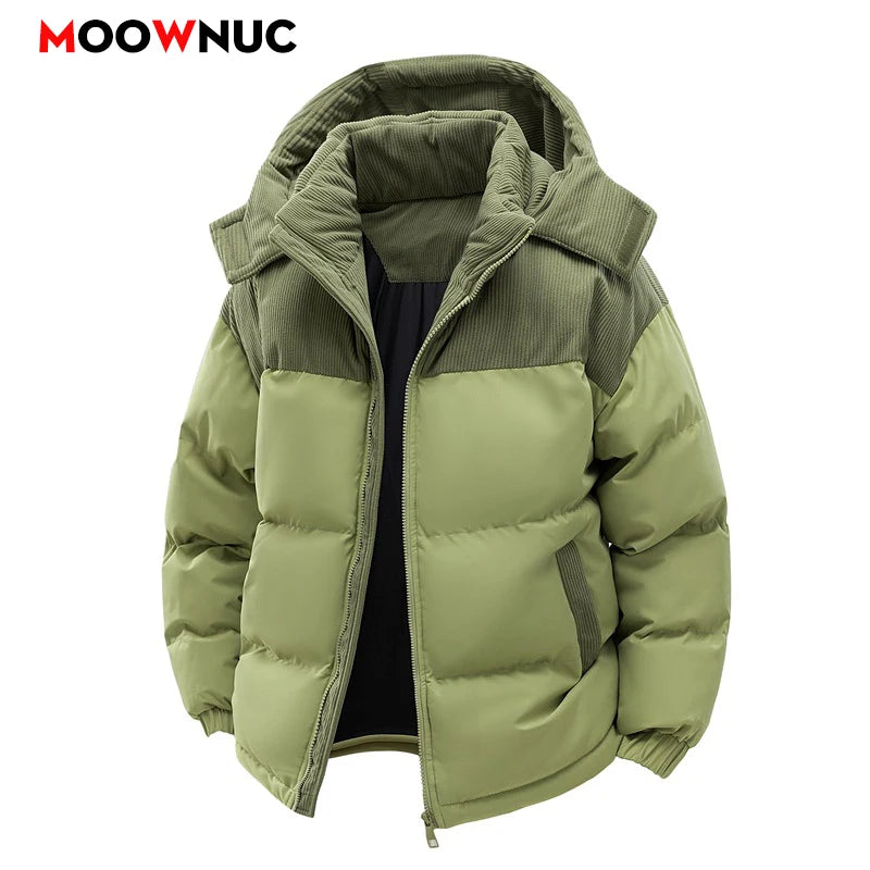 Men's Fashion Windbreaker Winter Parka Overcoat Autumn Coat Windproof Streetwear Casual Warm Hombre New Male Jacket Outdoors