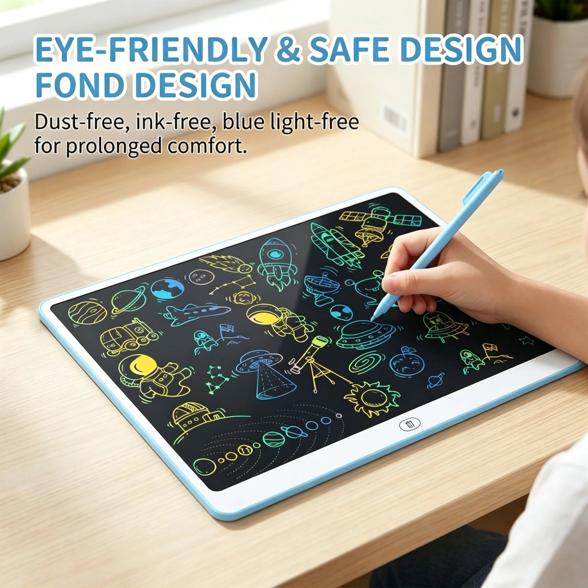 21-Inch Large-Screen Children's LCD Drawing Tablet Is a Multifunctional Doodling and Drawing Tablet Toy. It's Perfect for Doodling, Sketching, Painting, and Simple Creative Projects, Making It an Ideal Educational Travel Toy Gift for Both Boys and Girls.