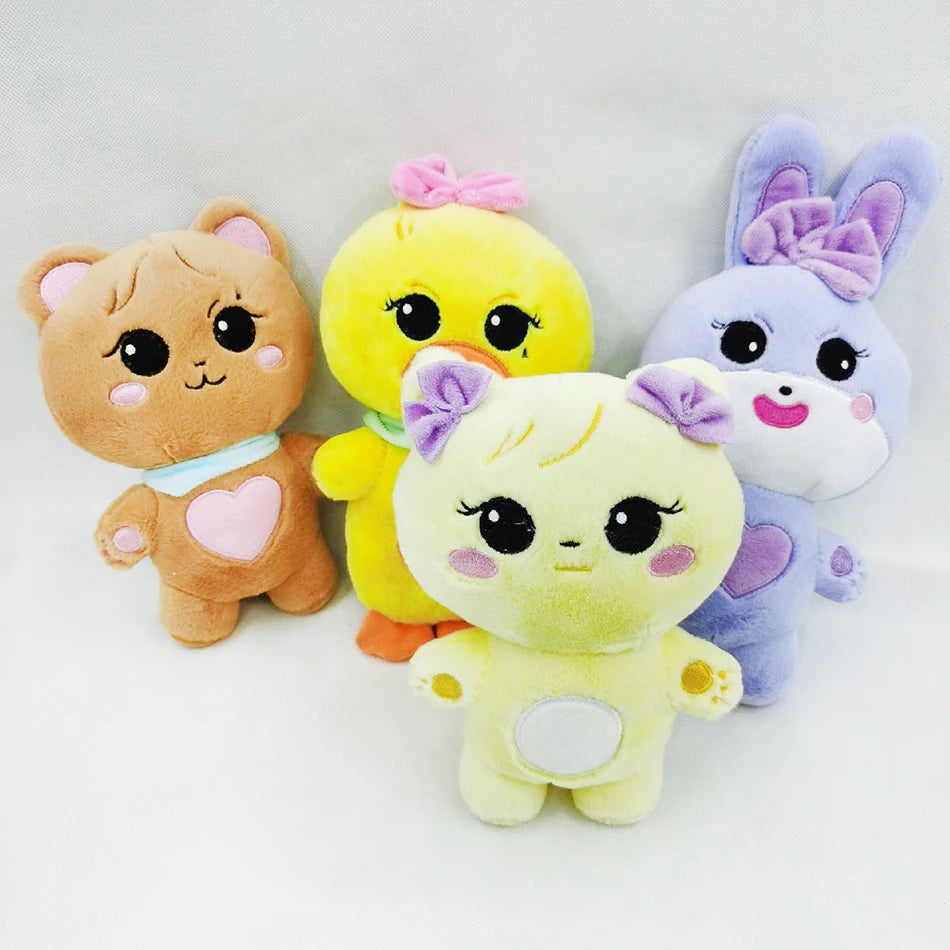 New Pink Plush Doll BORN PINK World Tour Official Plushies Jennie Lisa Rose Jisoo Kawaii Stuffed Animals Toys Doll For Fans Gift