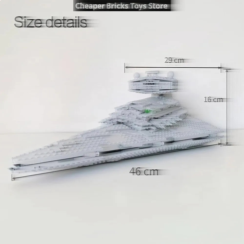 Creative Conflict Space Vehicle Building Block With Planet Scenes and Collectible Desktop Decor Model for Friends 1555PCS