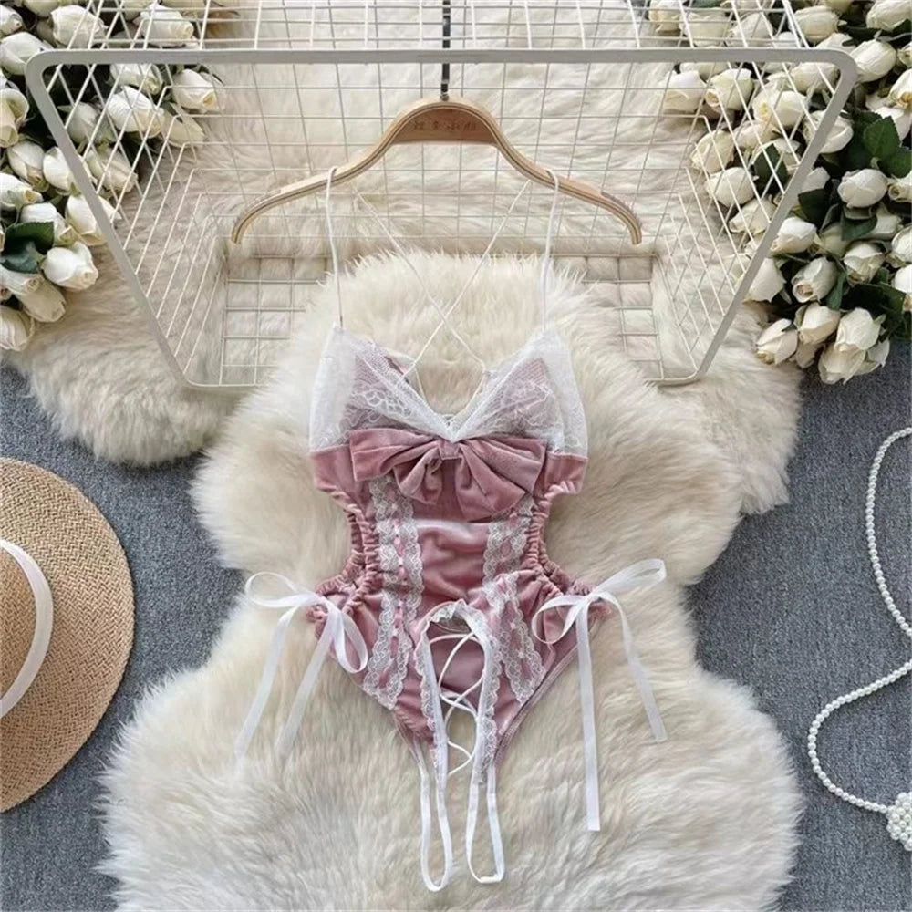 New Hotsweet 5 Pieces Sets Short Skirt Sailor Chic Women's Dress Sexy Pleated Suits Lace Bra Brief Plaid Mini Skirt Preppy Ins