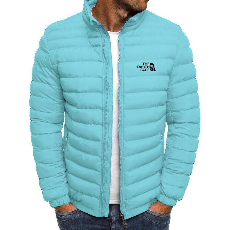Thick Men New Warm Parka Jackets Winter Casual Men's Outwear Coats Solid Stand Collar Male Windbreak Cotton Padded Down Jacket