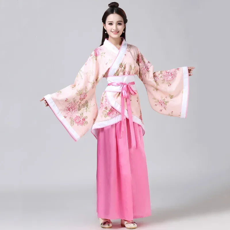Set Vintage Hanfu Women Top Skirt 2 Piece Set Costume Festival Outfit Cosplay Ladies Dress Suit Elegant Traditional Chinese Clothing