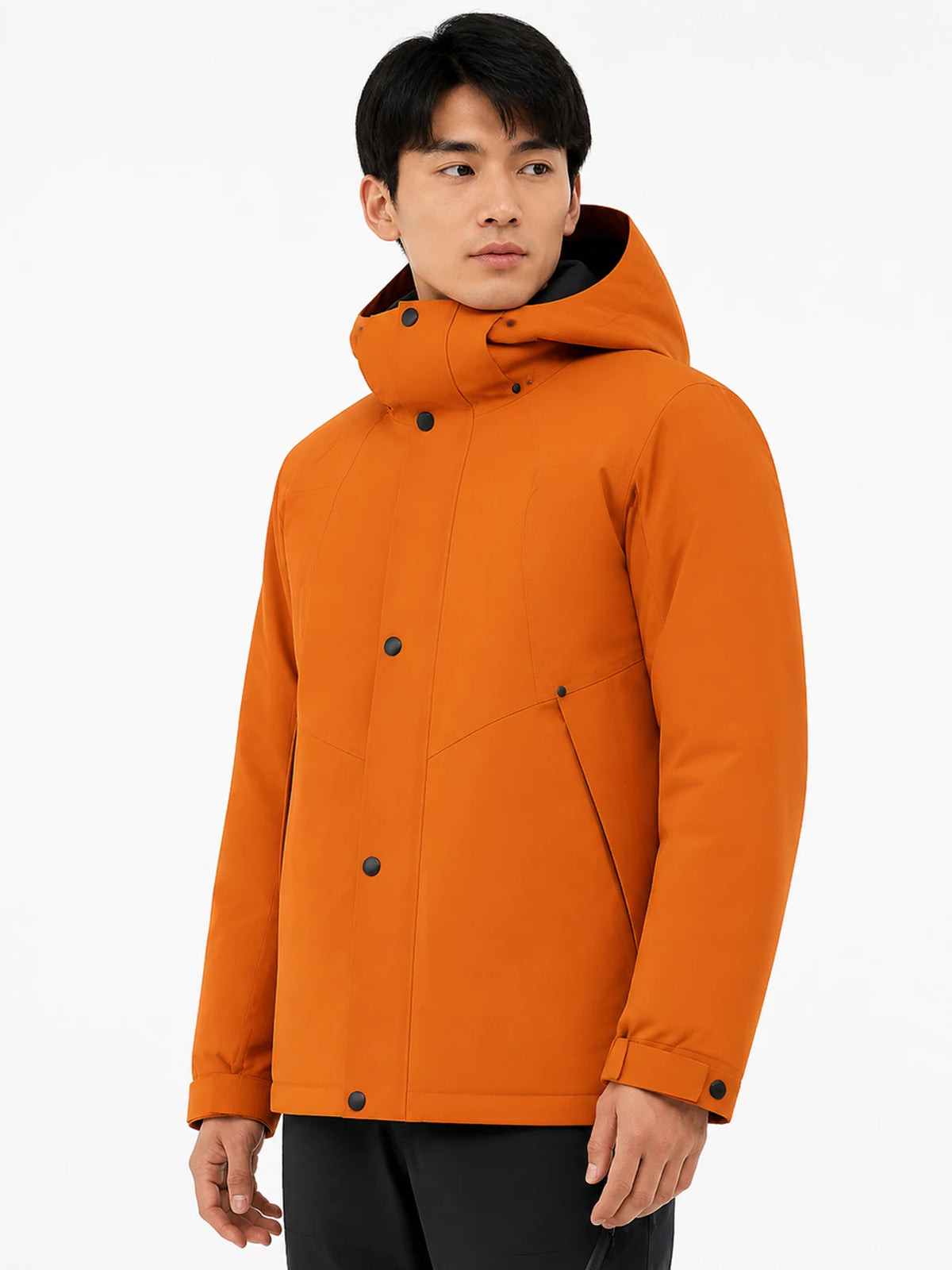 Winter down Jacket, Men's Warm Jacket, Hooded Jacket, Casual Outdoor Fashion, Mountaineering Jacket, Men's Windproof Clothing