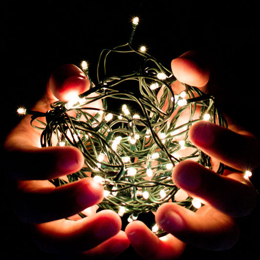 100 LED Multifunction String Light with Green Wire Plug in | USA Decoration®