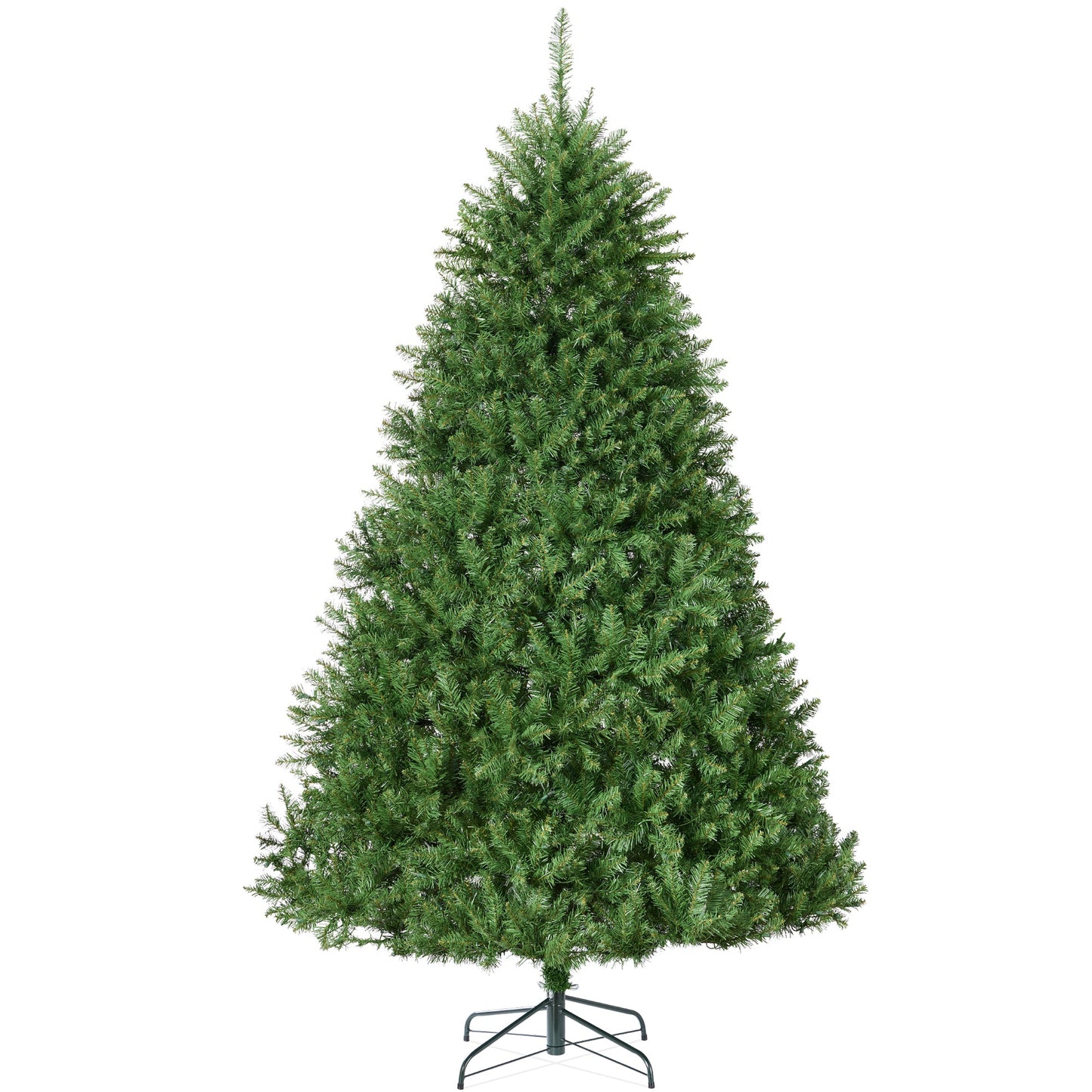 Hinged Douglas Fir Artificial Christmas Tree with Metal Stand