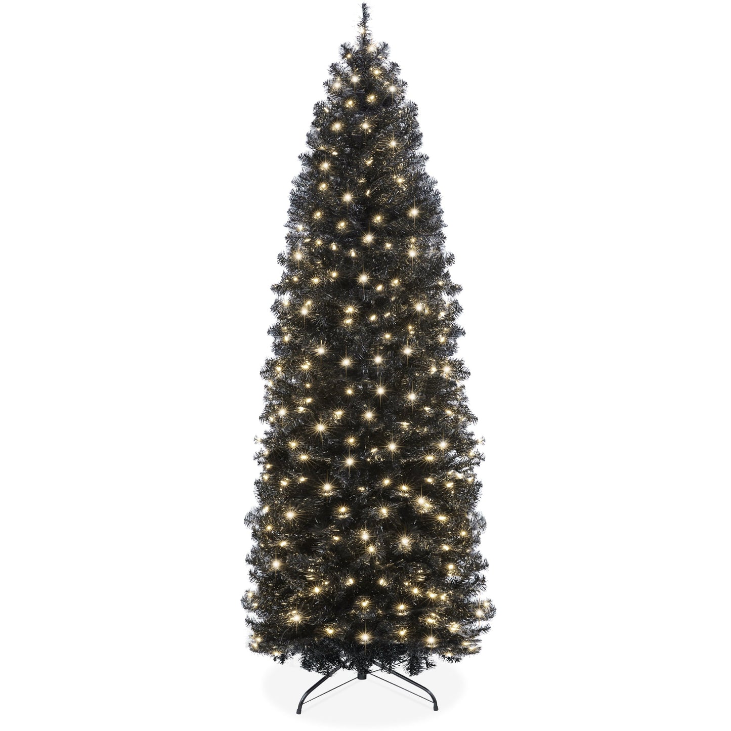 Pre Lit Sparse Christmas Tree with 2 in 1 LED Lights Cordless Connection