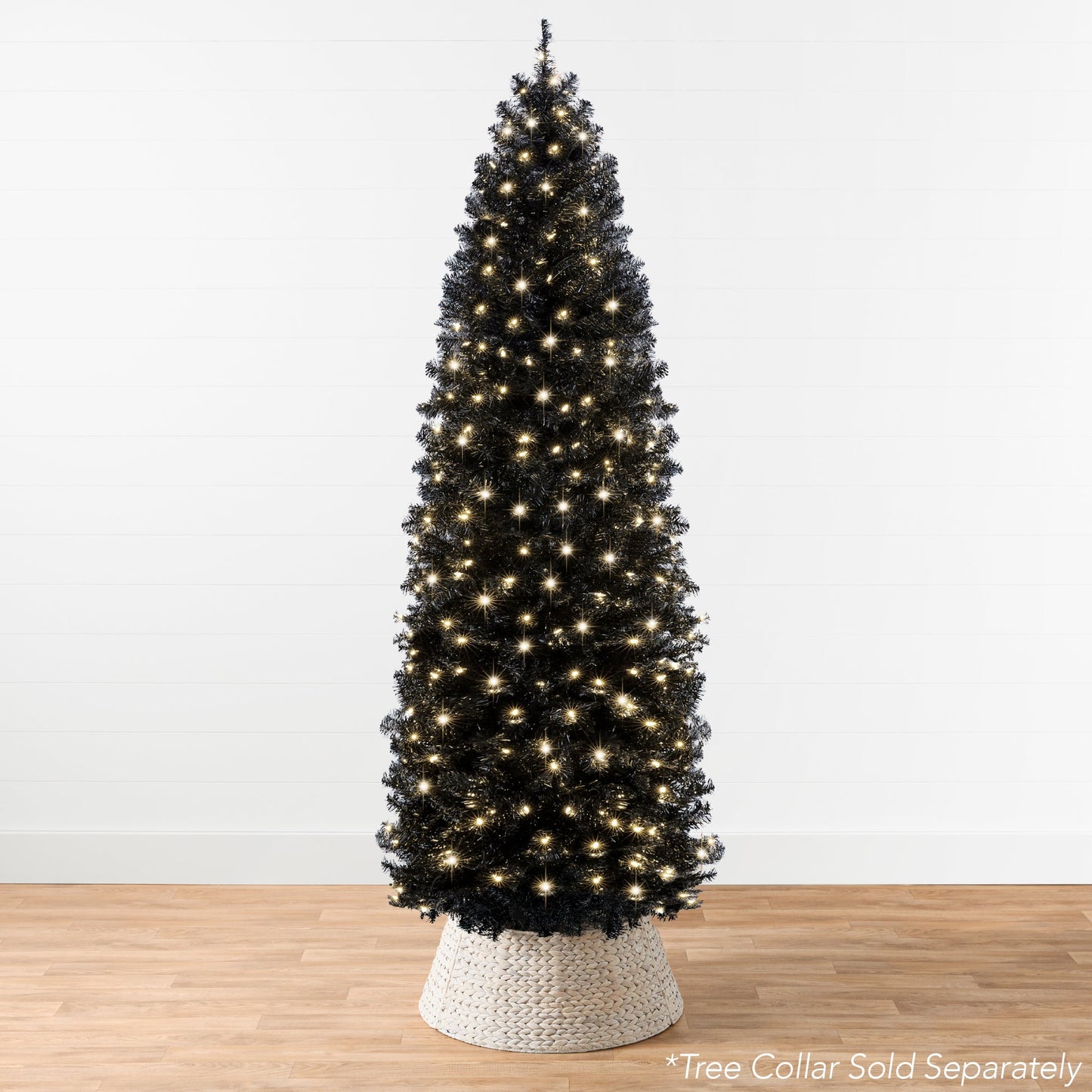 Pre Lit Sparse Christmas Tree with 2 in 1 LED Lights Cordless Connection