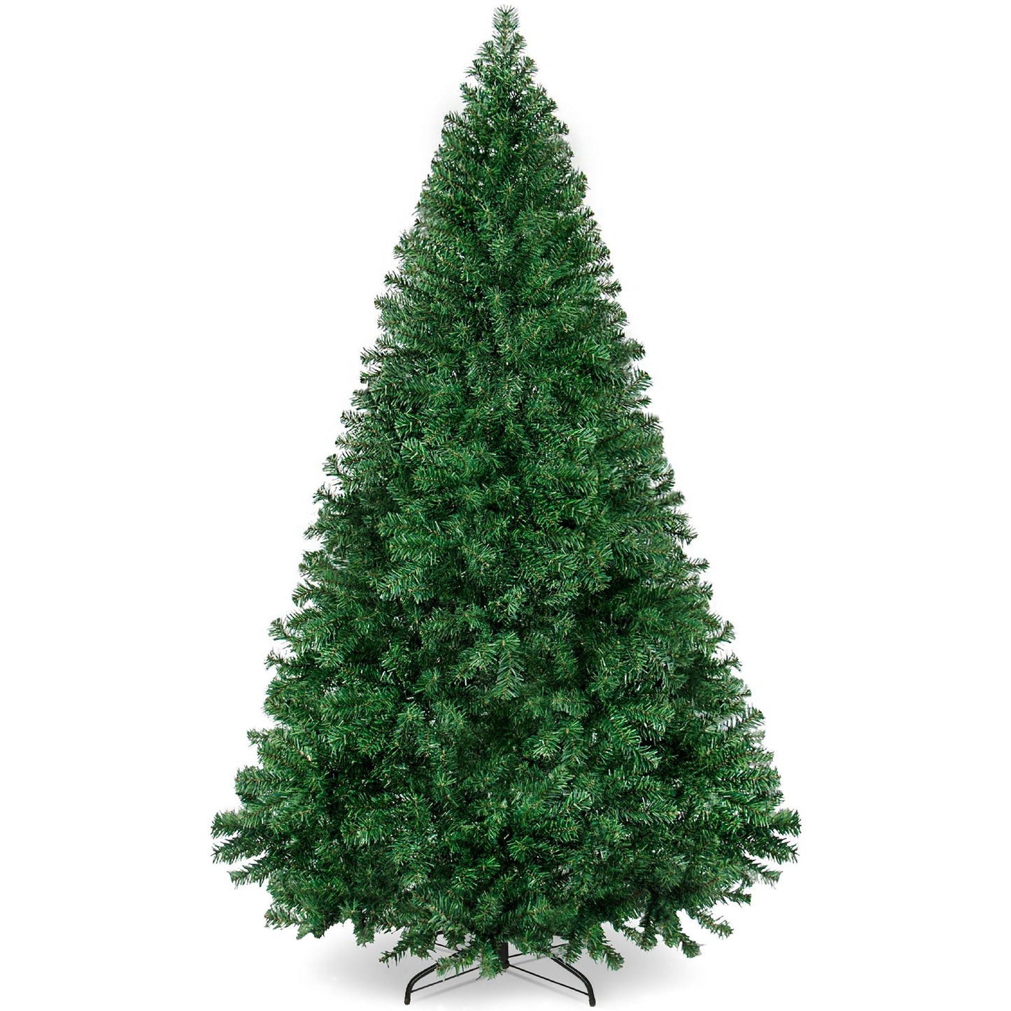 Pre Lit Snow Flocked Pine Christmas Tree with Warm Lights