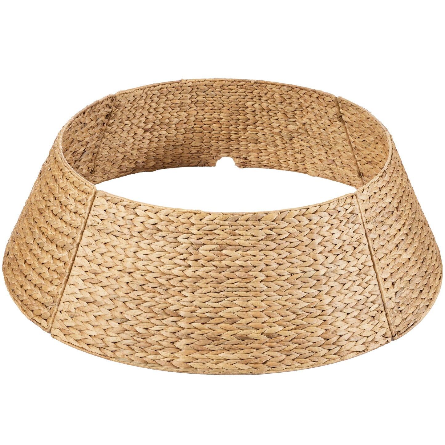 36-Inch Woven Hyacinth Christmas Tree Collar