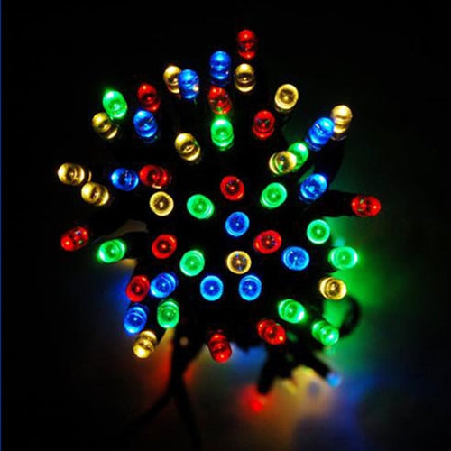 100 LED 32Ft Solar Powered Outdoor String Light Multicolor | USA Decoration®