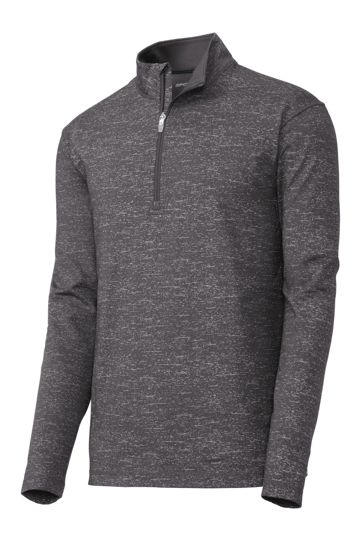 Sport-Tek ® Sport-Wick ® Stretch Reflective Heather 1/2-Zip Pullover. ST855