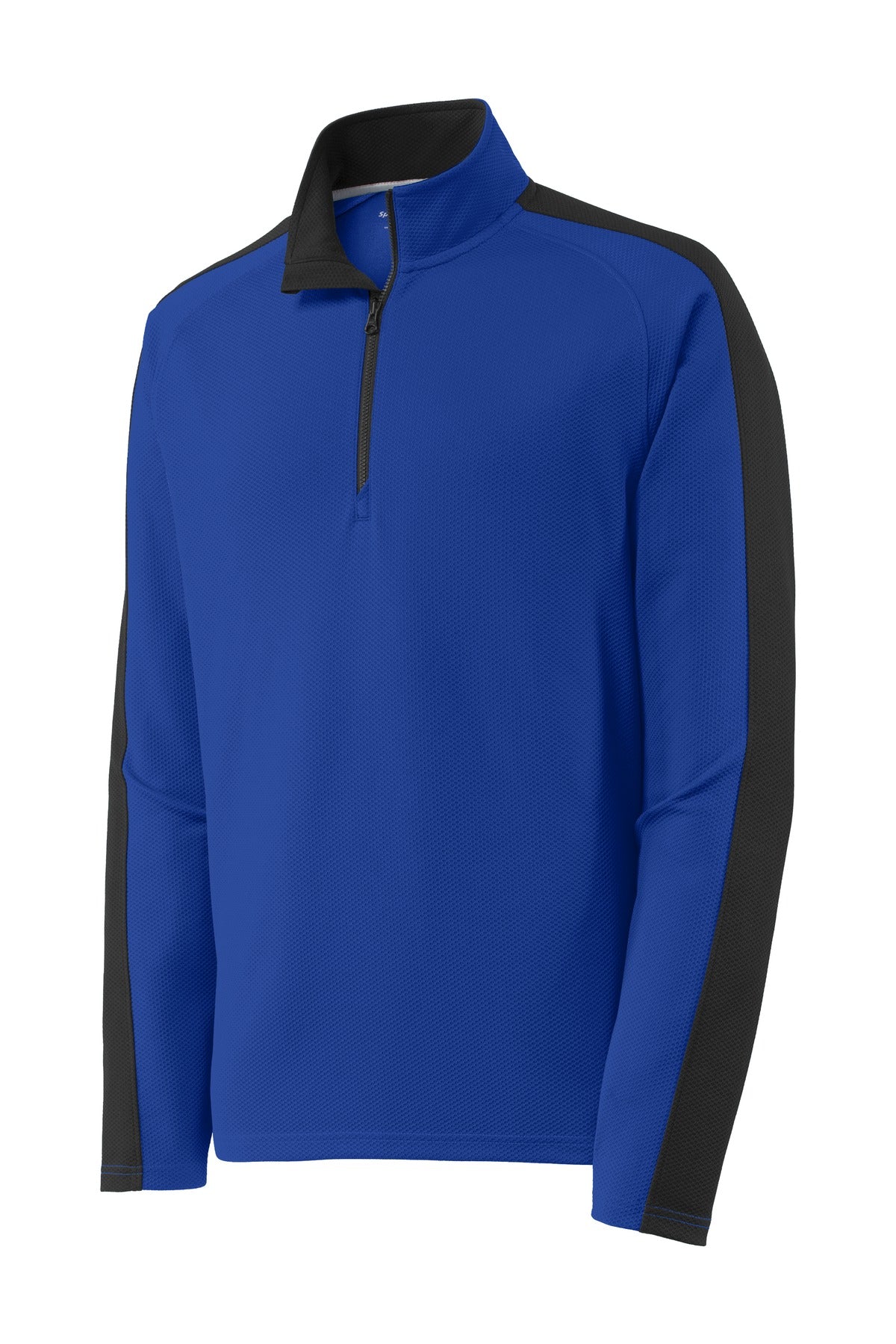 Sport-Tek® Sport-Wick® Textured Colorblock 1/4-Zip Pullover. ST861