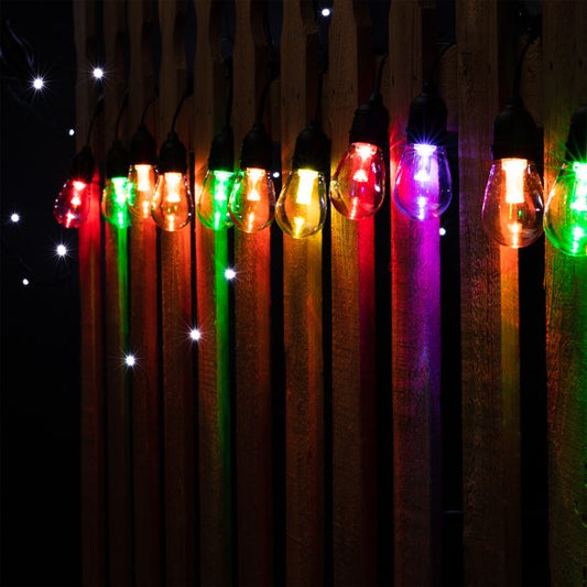10 LED Outdoor String Light Multicolor | USA Decoration®