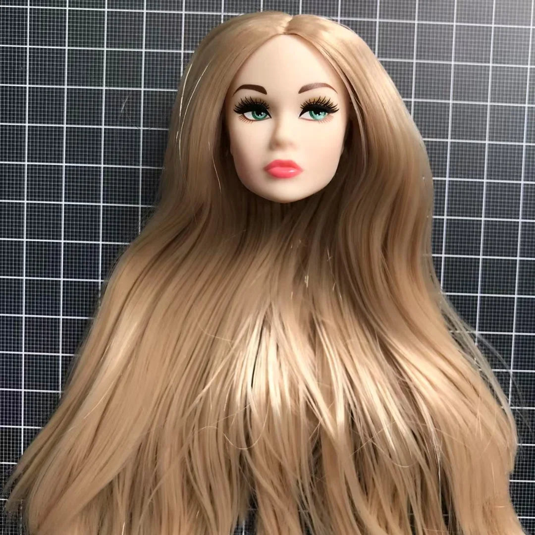 Poppy Parker Doll Heads DIY Dressing Doll Toy Heads With Good Makeup Collection 1/6 Female Doll Heads Parts Accessories