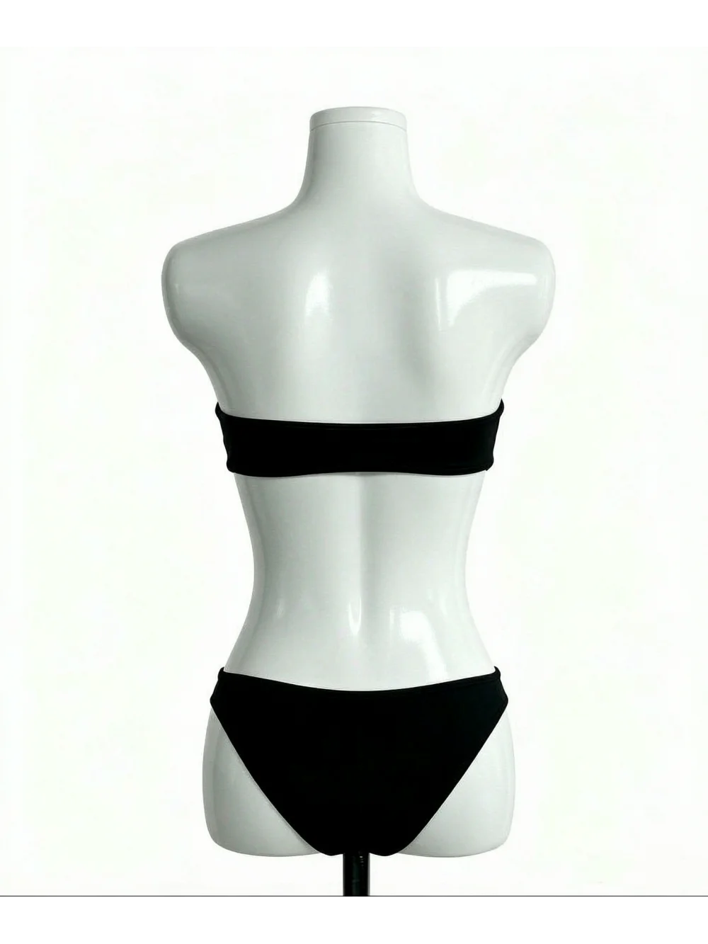2026 summer punk spiky metal ring strapless bikini hot girl set black strapless casual beach vacation street trend niche ins