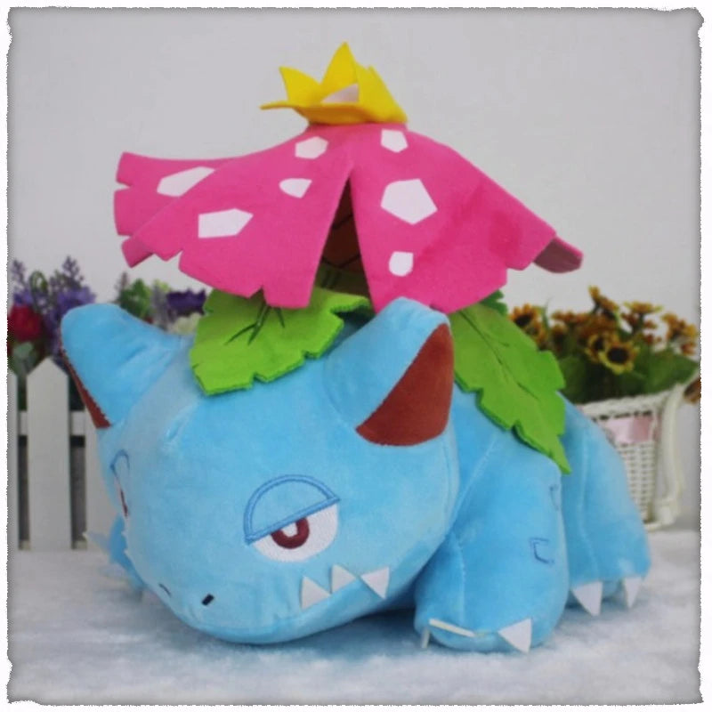Stuffed Plush Pokemon Venusaur Plush Doll Toys Kawaii Cartoon Venusaur Figure Pendant Soft Plush Stuffed Toys Doll for Kids Birthday Gift Toys