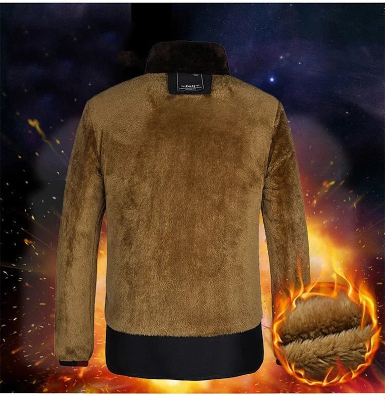Men's Fashion Windbreaker Parka Overcoat Streetwear Autumn Winter Coat Windproof Casual Warm Hombre New Male Jacket Outdoors