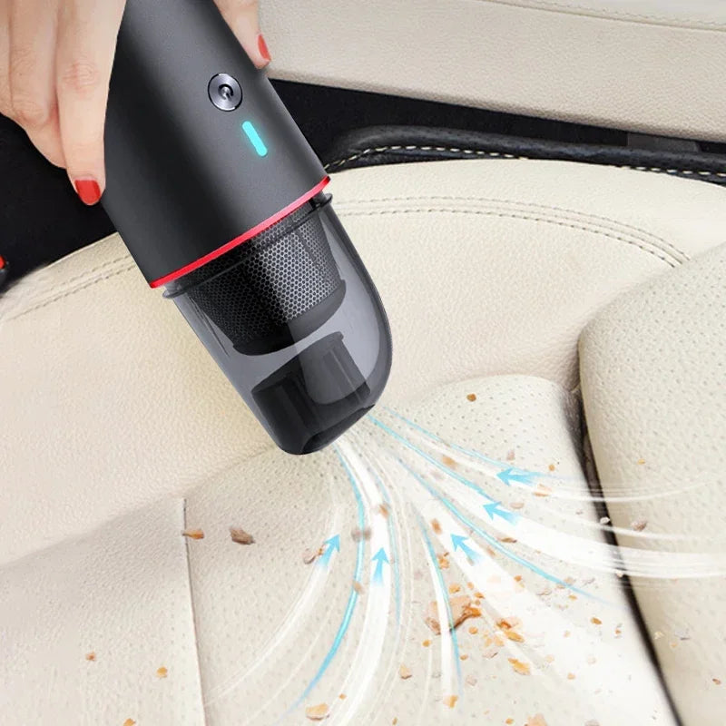 Car Vacuum Cleaner 5000Pa Wireless Vacuum Cleaner For Car Home Cleaning Mini Handheld Car Vacuum Cleaner One-Button Dust Dump