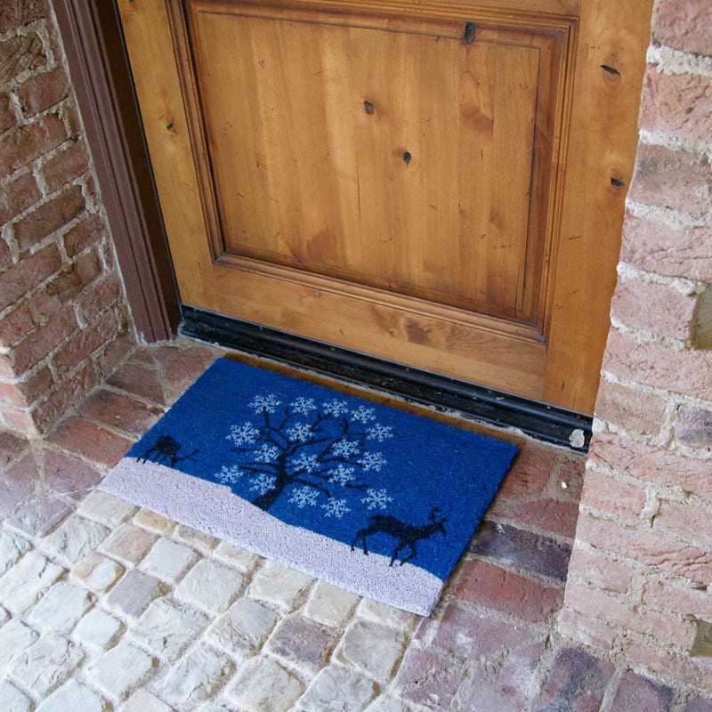 Salguero Non-Slip No Pattern Christmas Doormat