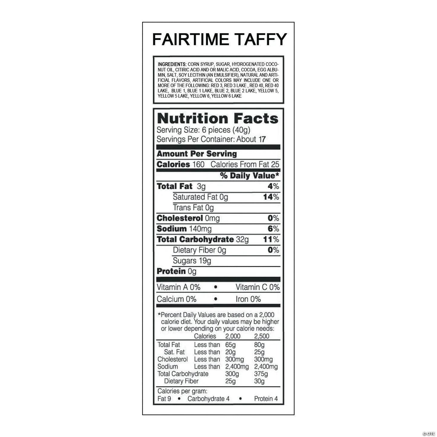 Salt Water Taffy - 193 Pc.